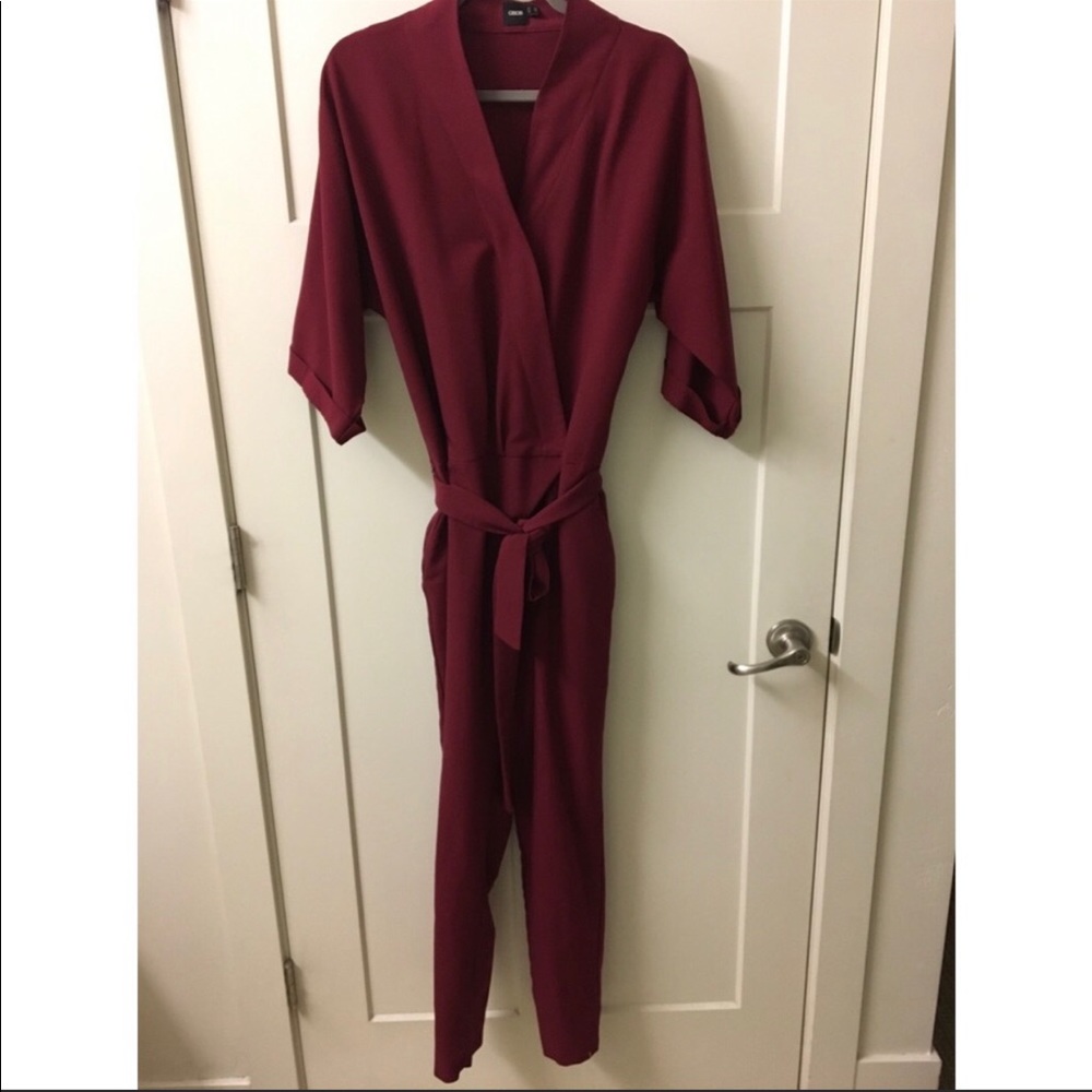 Beautiful Maroon ASOS jumpsuit